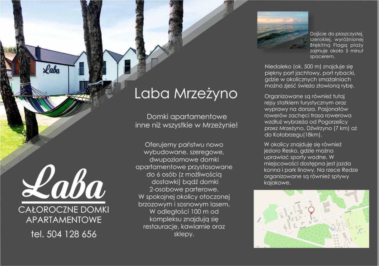 Laba Leilighet Mrzeżyno Eksteriør bilde